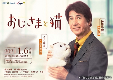 Дорама Мужчина и кот / Ojisama to Neko / おじさまと猫