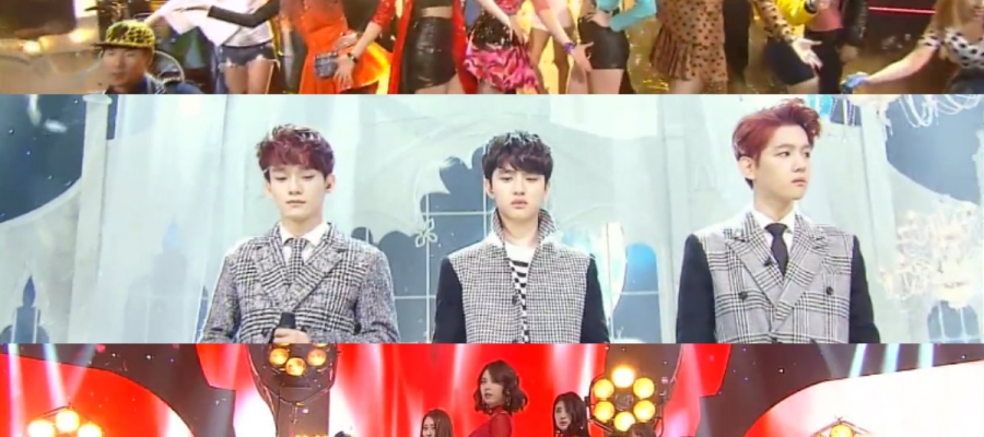 Возвращение EXO, Nine Muses и T-ara в новом выпуске “Inkigayo” 12.08.13
