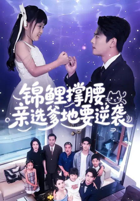 Дорама Маленькая удача Ду Ду возвращается домой и начинает свой путь к успеху / Jin Li Cheng Yao, Qin Xuan Die Di Yao Ni Xi /  锦鲤撑腰，亲选爹地要逆袭