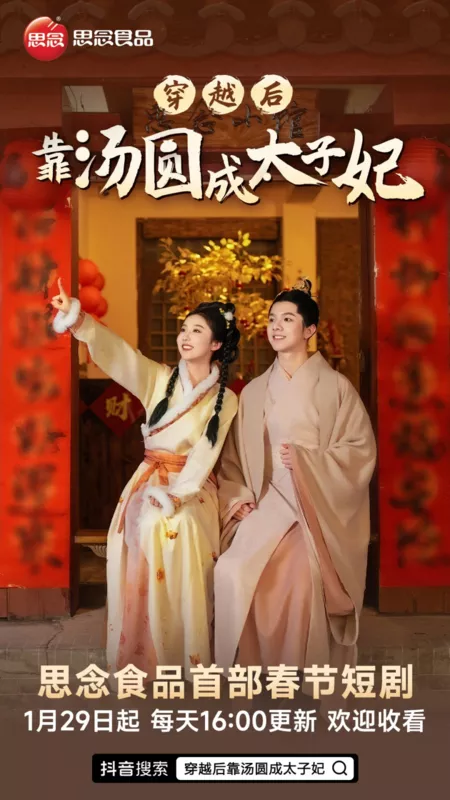 Дорама Chuan Yue Hou Kao Tang Yuan Cheng Tai Zi Fei /  穿越后靠汤圆成太子妃