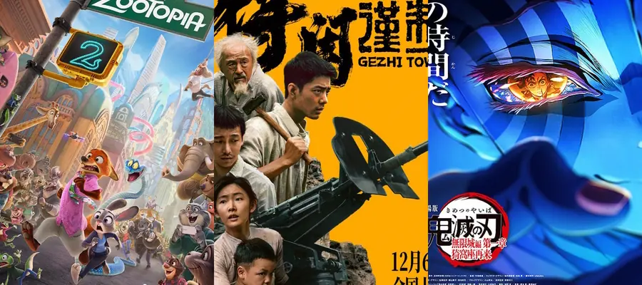 Результаты китайского бокс-офиса 1-7 декабря 2025 года