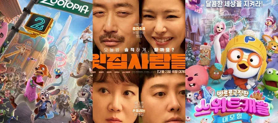 Результаты корейского бокс-офиса 12-14 декабря 2025 года